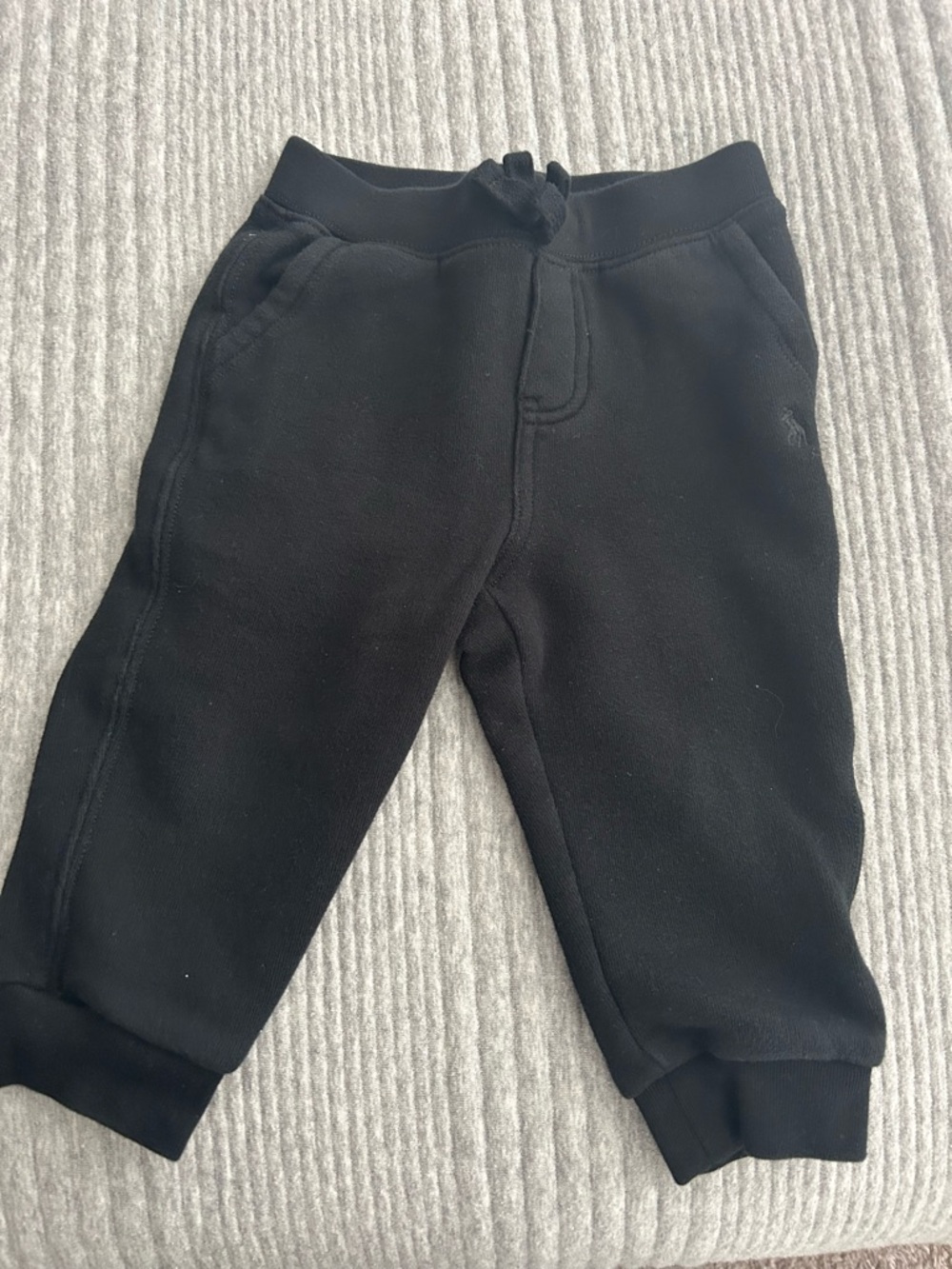 Ralph Lauren Black Toddler Jogger Sweatpants. Size 18 months.